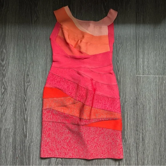 red ombre bandage dress Always on time  @FashionNovaCurve  Leah Ombre Bandage Midi Dress